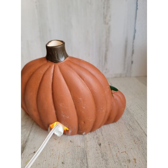 Vintage pumpkin stack family Halloween Ceramic decor - Picture 6 of 9